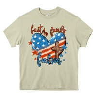 Faith Family Freedom Heavy Core Tee | Teevron