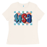 Bone usa retro Ladies Tee - MaliasSmallBusiness