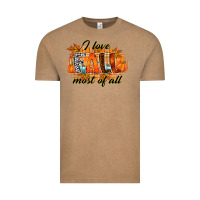 Vintage Coffee i love fall most of all Vintage Tee - RacoonDesign
