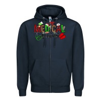 Navy medical assistant christmas Zipper Hoodie - OliviaCreatesArt