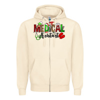 Sandshell medical assistant christmas Zipper Hoodie - OliviaCreatesArt