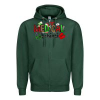 Sports Green medical assistant christmas Zipper Hoodie - OliviaCreatesArt