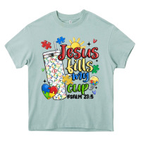 Arona autism jesus fills my cup Heavy Core Tee - MaliasSmallBusiness