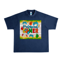 Navy professional gamer Urban Heavy Tee - JahusDesignShop
