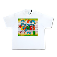 White professional gamer Urban Heavy Tee - JahusDesignShop