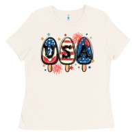Bone usa popsicles Ladies Tee - MaliasSmallBusiness