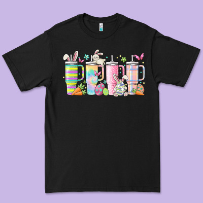 Retro Groovy Easter Premium Tee Designed By Maliassmallbusiness