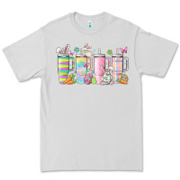 Dove Grey retro groovy easter Premium Tee - MaliasSmallBusiness