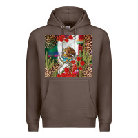 Coffee Mexico flag Premium Hoodie - FaDigitalArtStudio