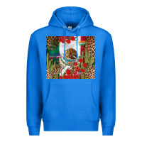 True Royal Mexico flag Premium Hoodie - FaDigitalArtStudio