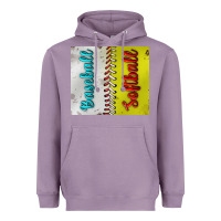 Lavender Baseball And Softball Tumbler Heavyweight Hoodie - BundleAndBundleShop