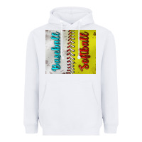 White Baseball And Softball Tumbler Heavyweight Hoodie - BundleAndBundleShop