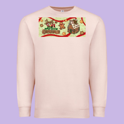 Just A Girl Who Loves Christmas Premium Sweatshirt Designed By Bundleandbundleshop