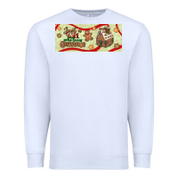White just a girl who loves christmas Premium Sweatshirt - BundleAndBundleShop