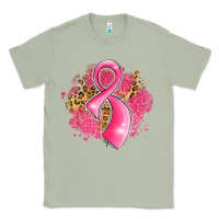 Matcha breast cancer awareness ribbon with glitter pink l Classic Tee - LillyAllenDesigns