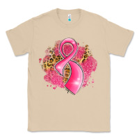 Mushroom breast cancer awareness ribbon with glitter pink l Classic Tee - LillyAllenDesigns