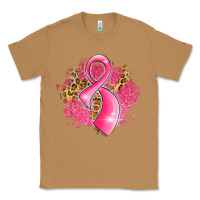 Toasted Coconut breast cancer awareness ribbon with glitter pink l Classic Tee - LillyAllenDesigns