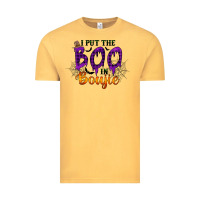 Vintage Mustard I put the Boo in Boujie Vintage Tee - RacoonDesign