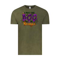Vintage Olive I put the Boo in Boujie Vintage Tee - RacoonDesign