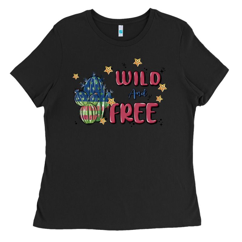 Wild And Free Ladies Tee by MaliasSmallBusiness | Teevron