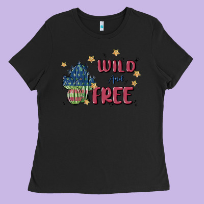 Wild And Free Ladies Tee Designed By Maliassmallbusiness