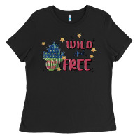 Black wild and free Ladies Tee - MaliasSmallBusiness