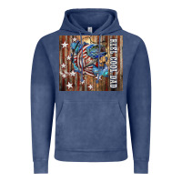 Vintage Denim Western Reel Cool Dad American Flag Bass Vintage Hoodie - LillyAllenDesigns