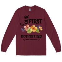 Burgundy Our Fırst Mother's day Mommy & Scarlette 2020 Long Sleeve Tee - Bettercallsaul