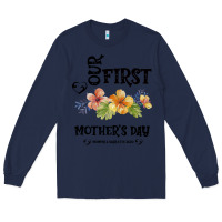 Navy Our Fırst Mother's day Mommy & Scarlette 2020 Long Sleeve Tee - Bettercallsaul