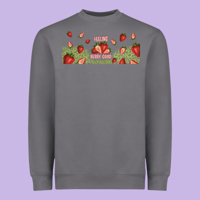 Feeling Berry Good Heavyweight Sweatshirt Designed By Tumblerdesignbyshophia