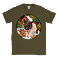 Army Green hampshire sow pig christmas Classic Tee - LillyAllenDesigns