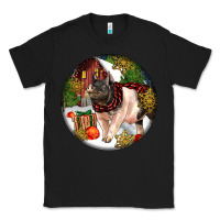 Black hampshire sow pig christmas Classic Tee - LillyAllenDesigns
