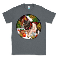 Charcoal Heather hampshire sow pig christmas Classic Tee - LillyAllenDesigns