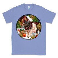 Colony Blue hampshire sow pig christmas Classic Tee - LillyAllenDesigns