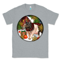 Heather Grey hampshire sow pig christmas Classic Tee - LillyAllenDesigns