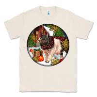 Natural hampshire sow pig christmas Classic Tee - LillyAllenDesigns