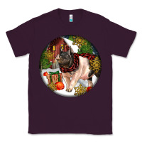 Plum hampshire sow pig christmas Classic Tee - LillyAllenDesigns