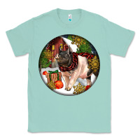 Seafoam hampshire sow pig christmas Classic Tee - LillyAllenDesigns