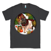 Smoke hampshire sow pig christmas Classic Tee - LillyAllenDesigns