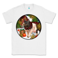 White hampshire sow pig christmas Classic Tee - LillyAllenDesigns
