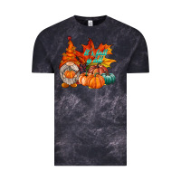 Cloud Black it is fall yall gnome Vintage Tee - RacoonDesign