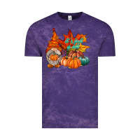 Cloud Purple it is fall yall gnome Vintage Tee - RacoonDesign