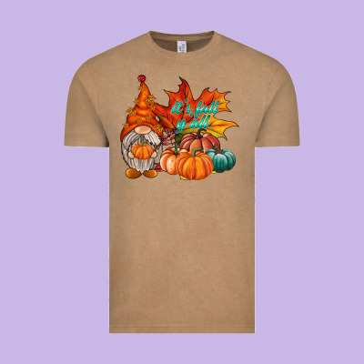 It Is Fall Yall Gnome Vintage Tee Designed By Racoondesign