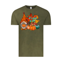 Vintage Olive it is fall yall gnome Vintage Tee - RacoonDesign