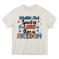 Where The Spirit Of The Lord Is There Is Freedom Heavy Core Tee | Teevron