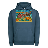 Pigment Midnight Navy Cutest Pumpkins In The Patch Urban Hoodie - LillyAllenDesigns