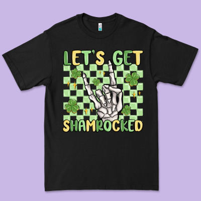 Let's Get Shamrocked Premium Tee Designed By Maliassmallbusiness