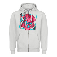 Dove Grey nurse life olivia Zipper Hoodie - OliviaCreatesArt