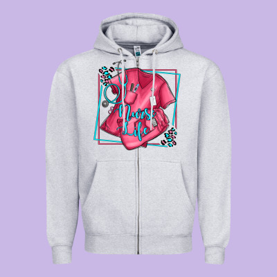 Nurse Life Olivia Zipper Hoodie Designed By Oliviacreatesart