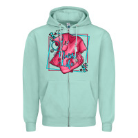 Seafoam nurse life olivia Zipper Hoodie - OliviaCreatesArt